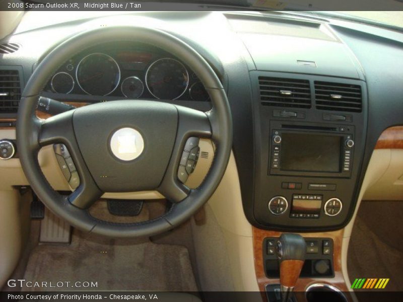 Midnight Blue / Tan 2008 Saturn Outlook XR