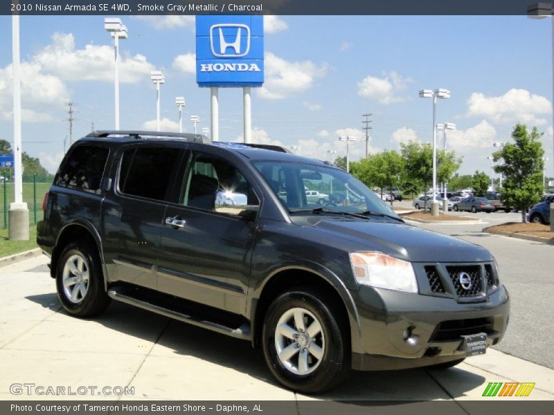 Smoke Gray Metallic / Charcoal 2010 Nissan Armada SE 4WD