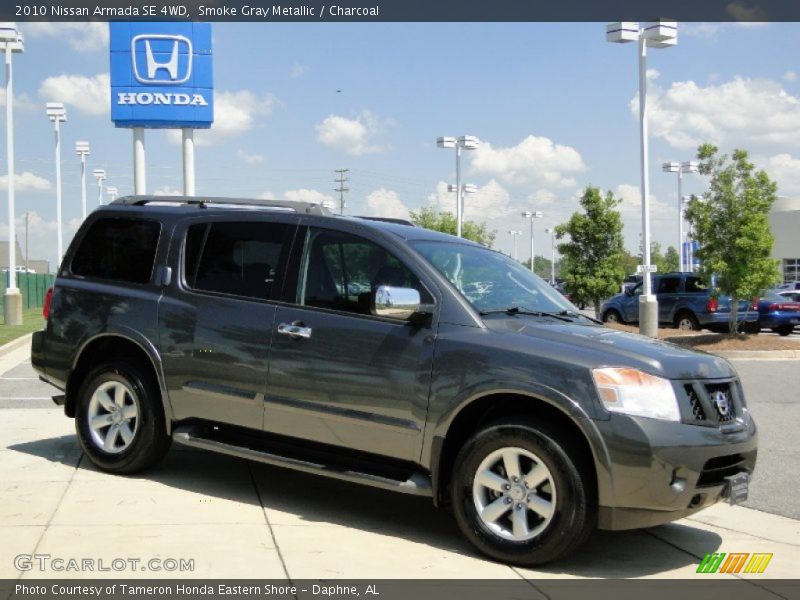 Smoke Gray Metallic / Charcoal 2010 Nissan Armada SE 4WD