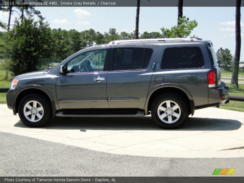 Smoke Gray Metallic / Charcoal 2010 Nissan Armada SE 4WD