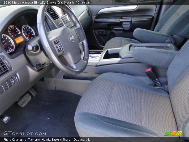  2010 Armada SE 4WD Charcoal Interior