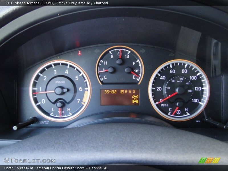  2010 Armada SE 4WD SE 4WD Gauges