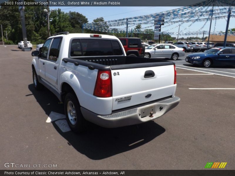 Oxford White / Medium Pebble 2003 Ford Explorer Sport Trac XLS