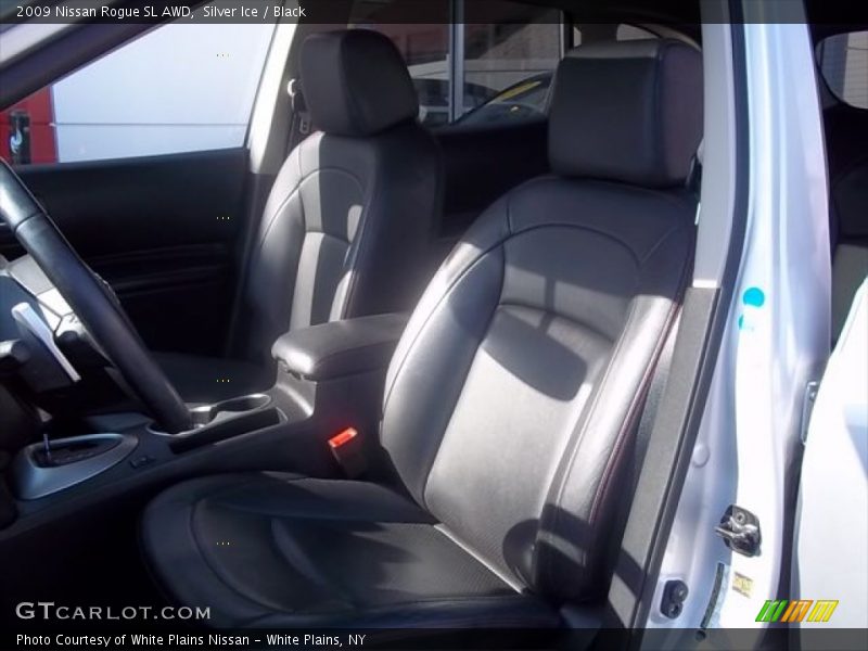 Silver Ice / Black 2009 Nissan Rogue SL AWD