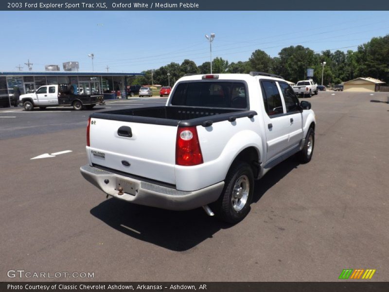 Oxford White / Medium Pebble 2003 Ford Explorer Sport Trac XLS