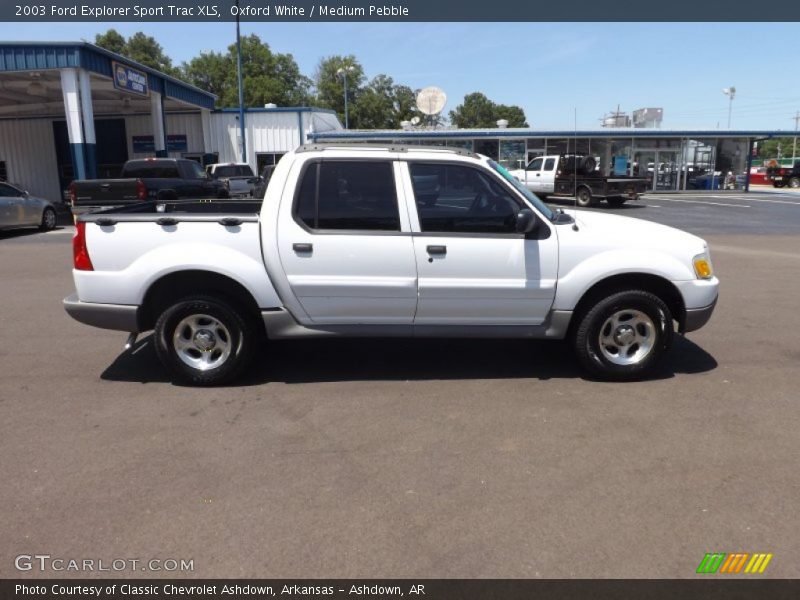 Oxford White / Medium Pebble 2003 Ford Explorer Sport Trac XLS