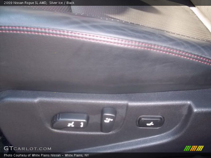 Silver Ice / Black 2009 Nissan Rogue SL AWD
