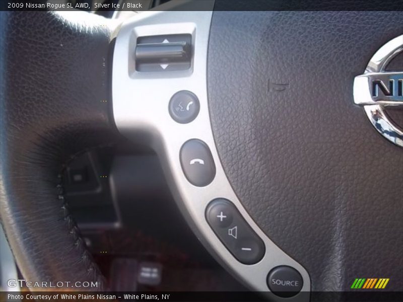 Silver Ice / Black 2009 Nissan Rogue SL AWD