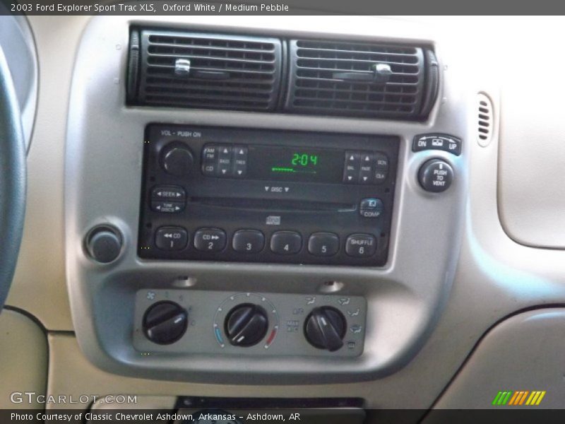 Oxford White / Medium Pebble 2003 Ford Explorer Sport Trac XLS