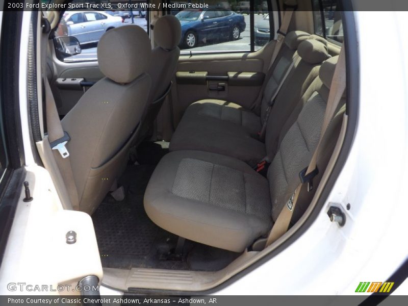 Oxford White / Medium Pebble 2003 Ford Explorer Sport Trac XLS