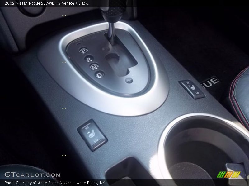 Silver Ice / Black 2009 Nissan Rogue SL AWD