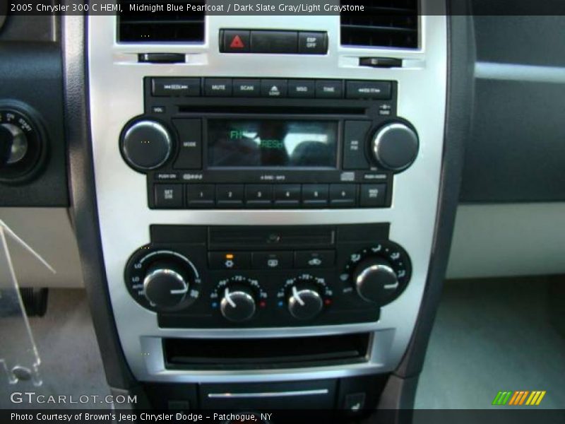 Midnight Blue Pearlcoat / Dark Slate Gray/Light Graystone 2005 Chrysler 300 C HEMI