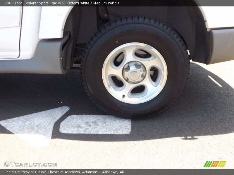 Oxford White / Medium Pebble 2003 Ford Explorer Sport Trac XLS