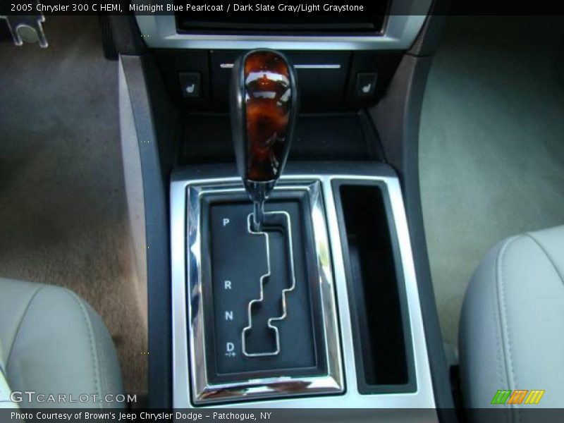 Midnight Blue Pearlcoat / Dark Slate Gray/Light Graystone 2005 Chrysler 300 C HEMI