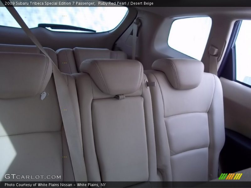 Ruby Red Pearl / Desert Beige 2009 Subaru Tribeca Special Edition 7 Passenger