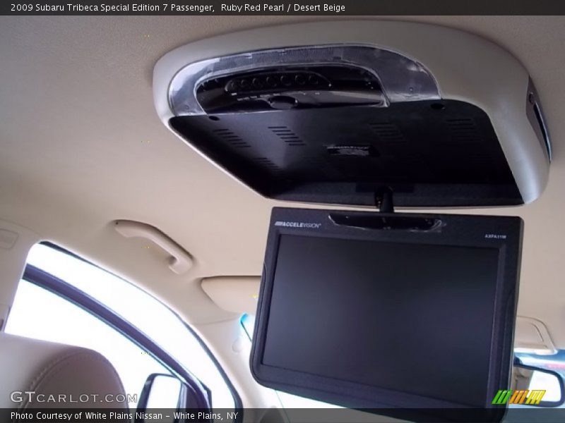 Ruby Red Pearl / Desert Beige 2009 Subaru Tribeca Special Edition 7 Passenger