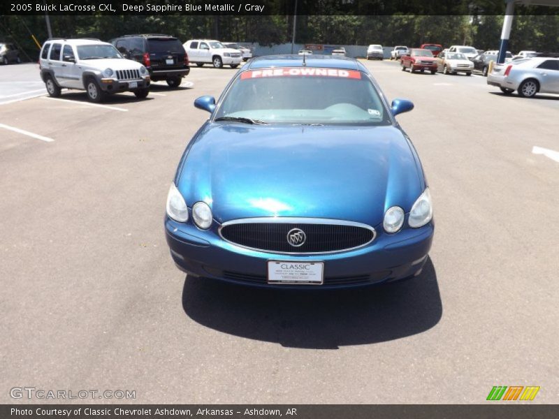 Deep Sapphire Blue Metallic / Gray 2005 Buick LaCrosse CXL