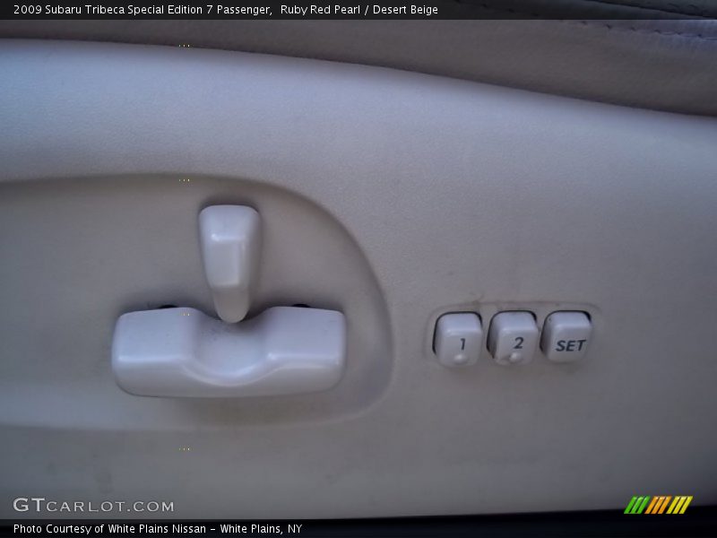 Ruby Red Pearl / Desert Beige 2009 Subaru Tribeca Special Edition 7 Passenger