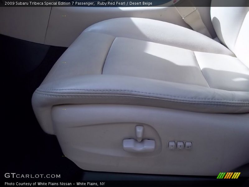 Ruby Red Pearl / Desert Beige 2009 Subaru Tribeca Special Edition 7 Passenger