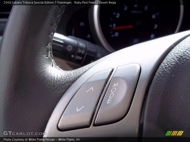 Ruby Red Pearl / Desert Beige 2009 Subaru Tribeca Special Edition 7 Passenger