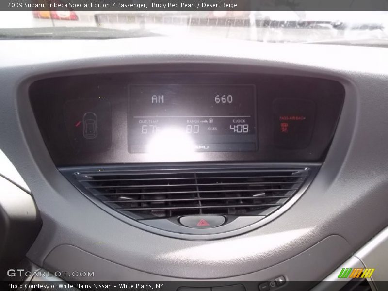 Ruby Red Pearl / Desert Beige 2009 Subaru Tribeca Special Edition 7 Passenger