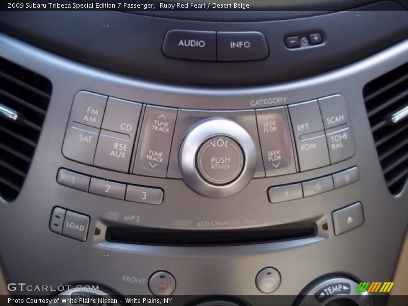Ruby Red Pearl / Desert Beige 2009 Subaru Tribeca Special Edition 7 Passenger