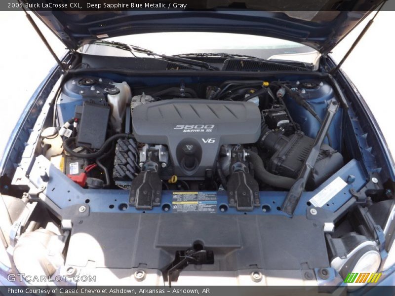 Deep Sapphire Blue Metallic / Gray 2005 Buick LaCrosse CXL