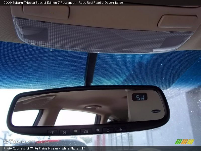 Ruby Red Pearl / Desert Beige 2009 Subaru Tribeca Special Edition 7 Passenger