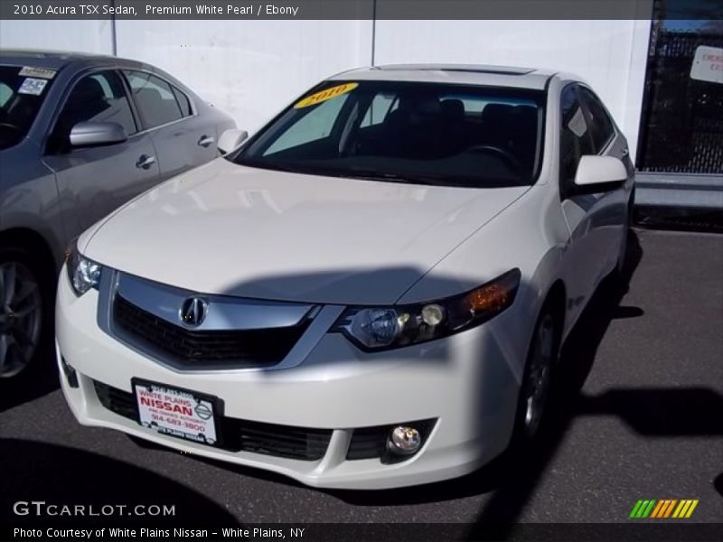 Premium White Pearl / Ebony 2010 Acura TSX Sedan