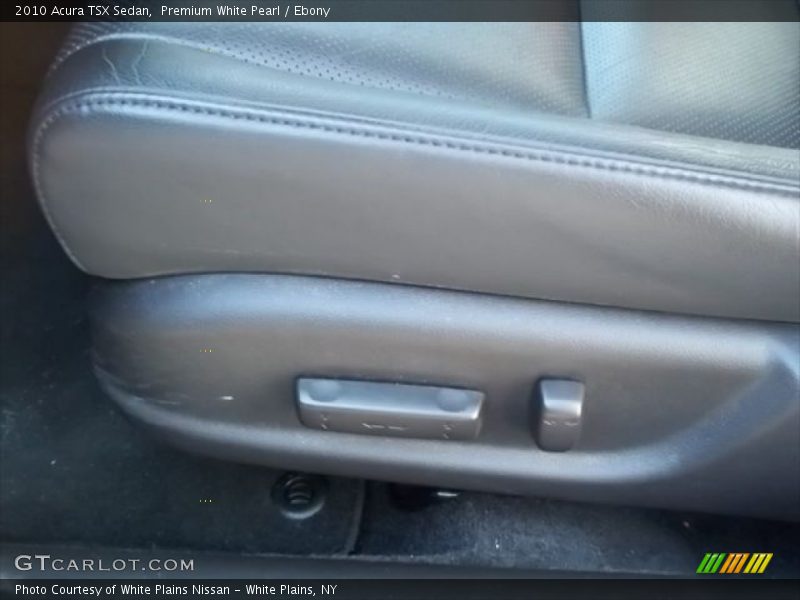 Premium White Pearl / Ebony 2010 Acura TSX Sedan