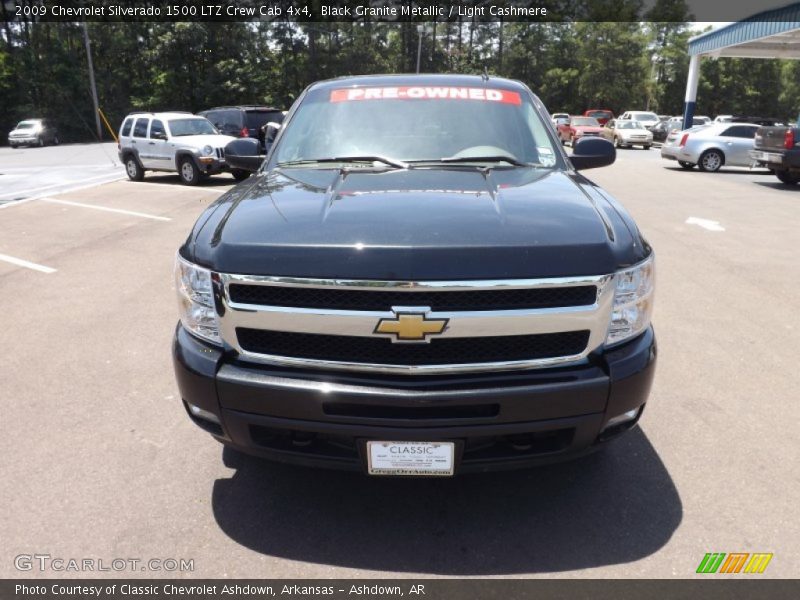 Black Granite Metallic / Light Cashmere 2009 Chevrolet Silverado 1500 LTZ Crew Cab 4x4