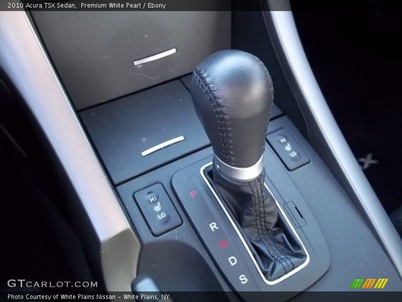 Premium White Pearl / Ebony 2010 Acura TSX Sedan