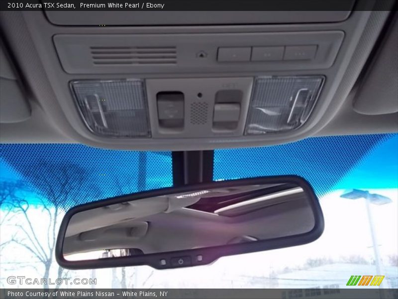 Premium White Pearl / Ebony 2010 Acura TSX Sedan