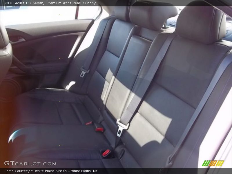 Premium White Pearl / Ebony 2010 Acura TSX Sedan