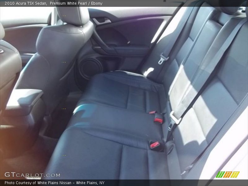 Premium White Pearl / Ebony 2010 Acura TSX Sedan
