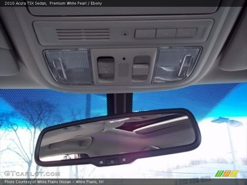 Premium White Pearl / Ebony 2010 Acura TSX Sedan