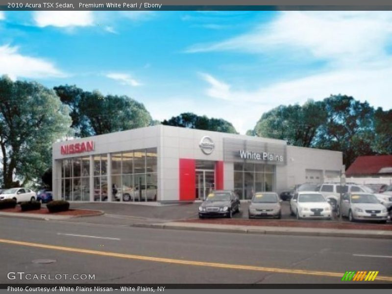 Premium White Pearl / Ebony 2010 Acura TSX Sedan