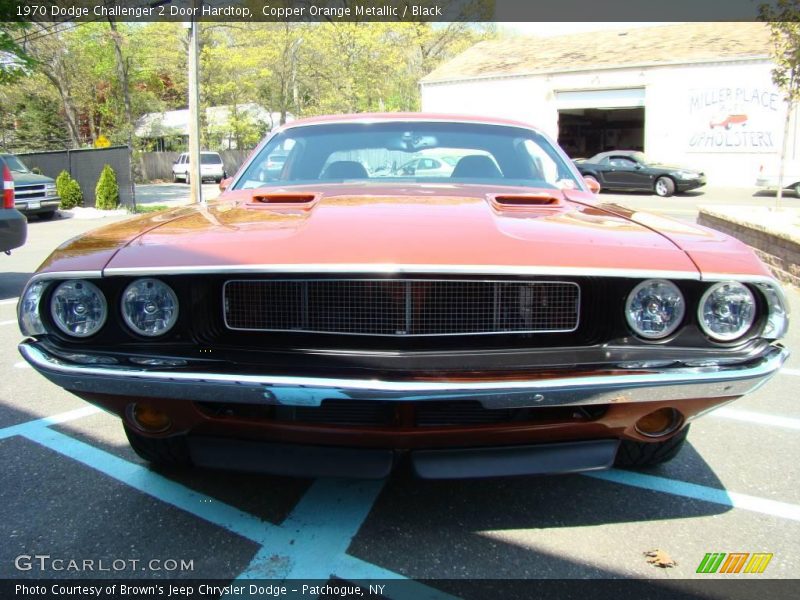 Copper Orange Metallic / Black 1970 Dodge Challenger 2 Door Hardtop
