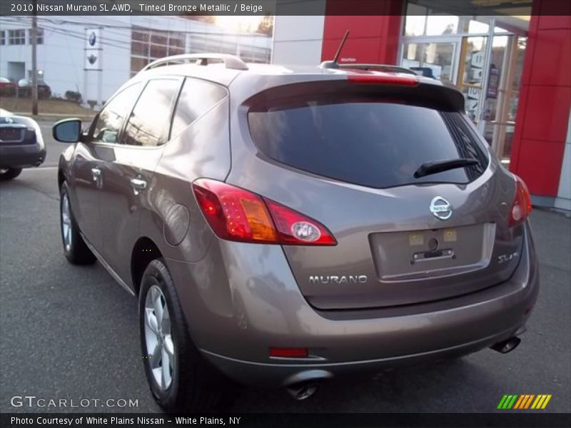 Tinted Bronze Metallic / Beige 2010 Nissan Murano SL AWD