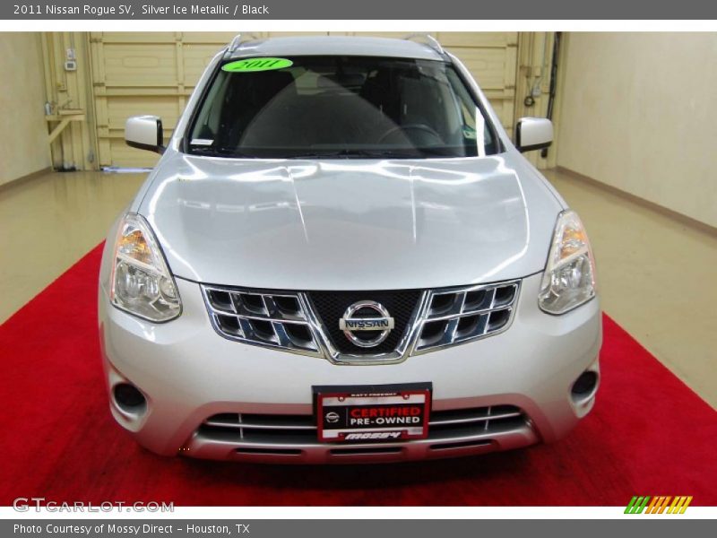 Silver Ice Metallic / Black 2011 Nissan Rogue SV