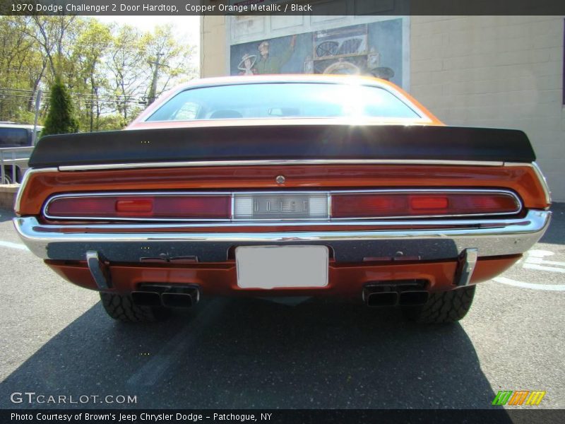 Copper Orange Metallic / Black 1970 Dodge Challenger 2 Door Hardtop