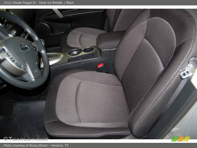 Silver Ice Metallic / Black 2011 Nissan Rogue SV