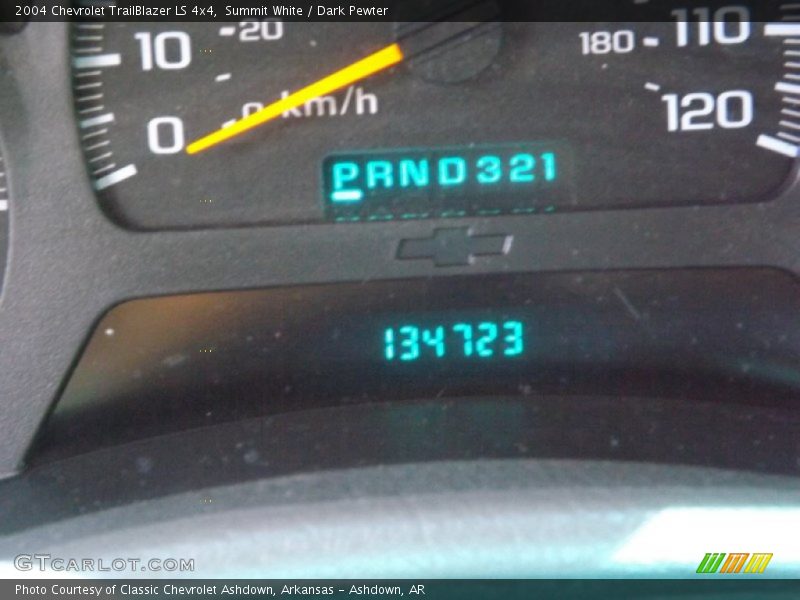 Summit White / Dark Pewter 2004 Chevrolet TrailBlazer LS 4x4
