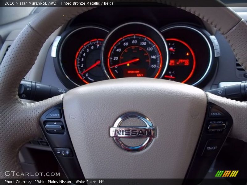 Tinted Bronze Metallic / Beige 2010 Nissan Murano SL AWD