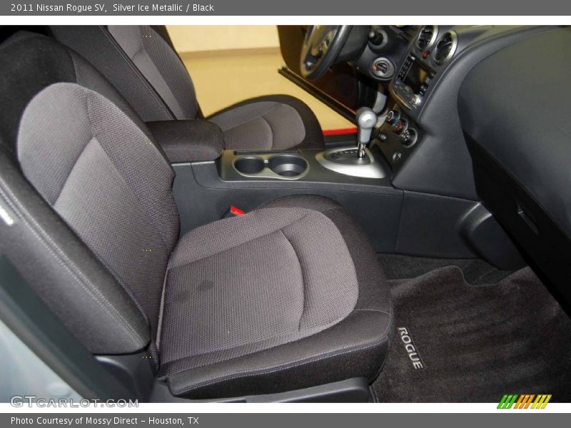 Silver Ice Metallic / Black 2011 Nissan Rogue SV
