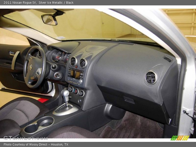Silver Ice Metallic / Black 2011 Nissan Rogue SV