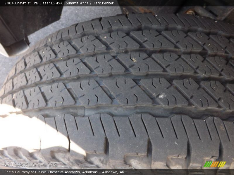 Summit White / Dark Pewter 2004 Chevrolet TrailBlazer LS 4x4