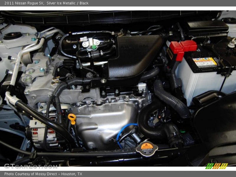 Silver Ice Metallic / Black 2011 Nissan Rogue SV