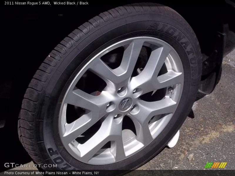 Wicked Black / Black 2011 Nissan Rogue S AWD