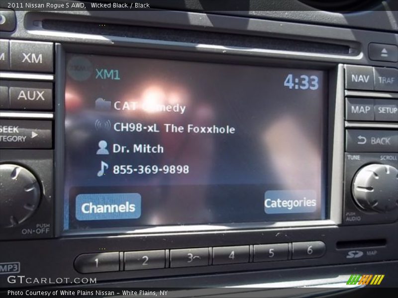 Wicked Black / Black 2011 Nissan Rogue S AWD